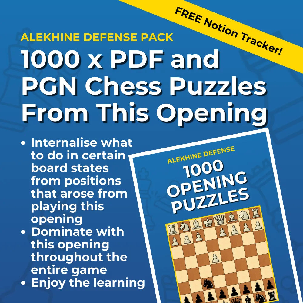 Alekhine Defense - Complete Chess Opening Toolkit | Opening Guides and Puzzles