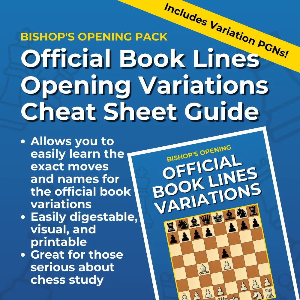 Bishop's Opening - Complete Chess Opening Toolkit | Opening Guides and Puzzles