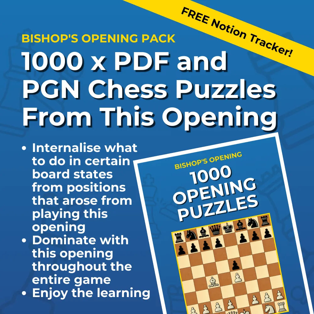 Bishop's Opening - Complete Chess Opening Toolkit | Opening Guides and Puzzles