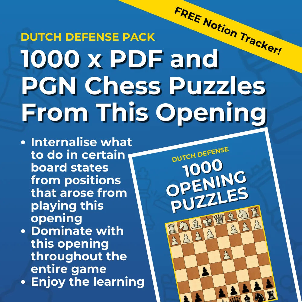 Dutch Defense - Complete Chess Opening Toolkit | Opening Guides and Puzzles