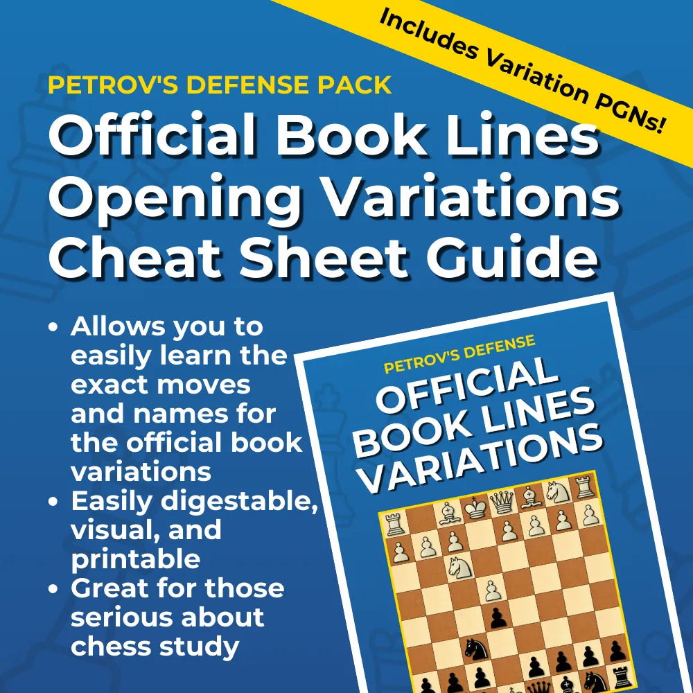 Petrov's Defense - Complete Chess Opening Toolkit | Opening Guides and Puzzles