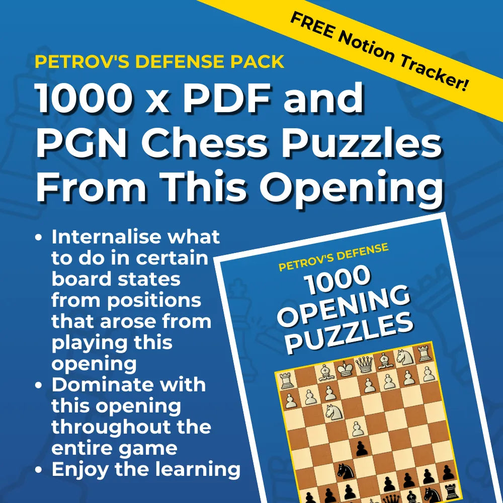 Petrov's Defense - Complete Chess Opening Toolkit | Opening Guides and Puzzles
