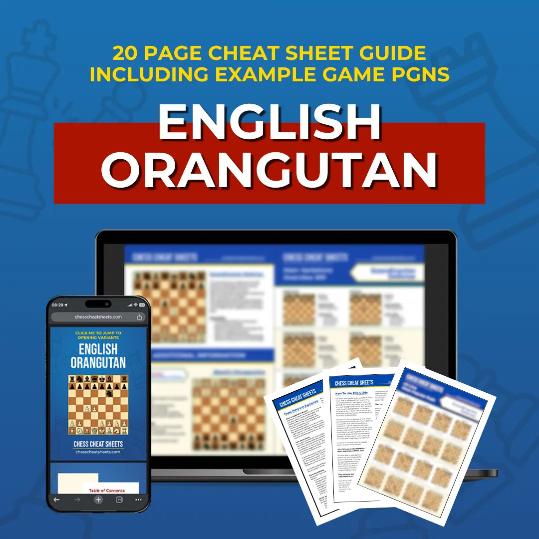 English Orangutan - Chess Opening Cheat Sheet | Interactive And Printable Chess Opening Guide Chess Cheat Sheets