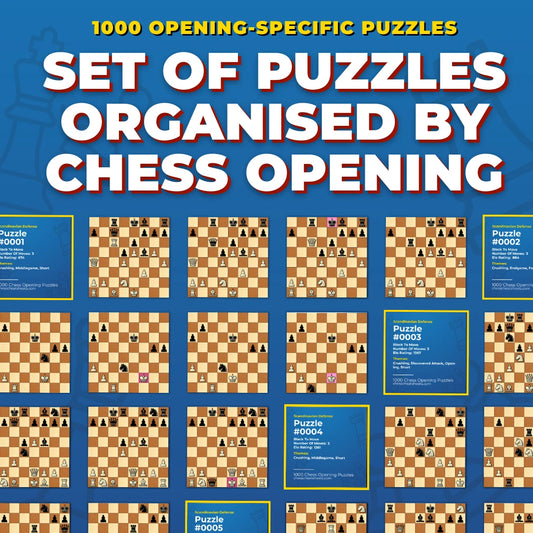 1.5 Million+ Chess Openings Puzzles Pack (Includes 79,000 as PDFs!)
