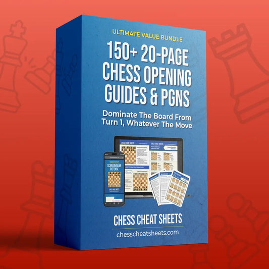 The Ultimate Chess Openings and Cheat Sheets Bundle Chess Cheat Sheets