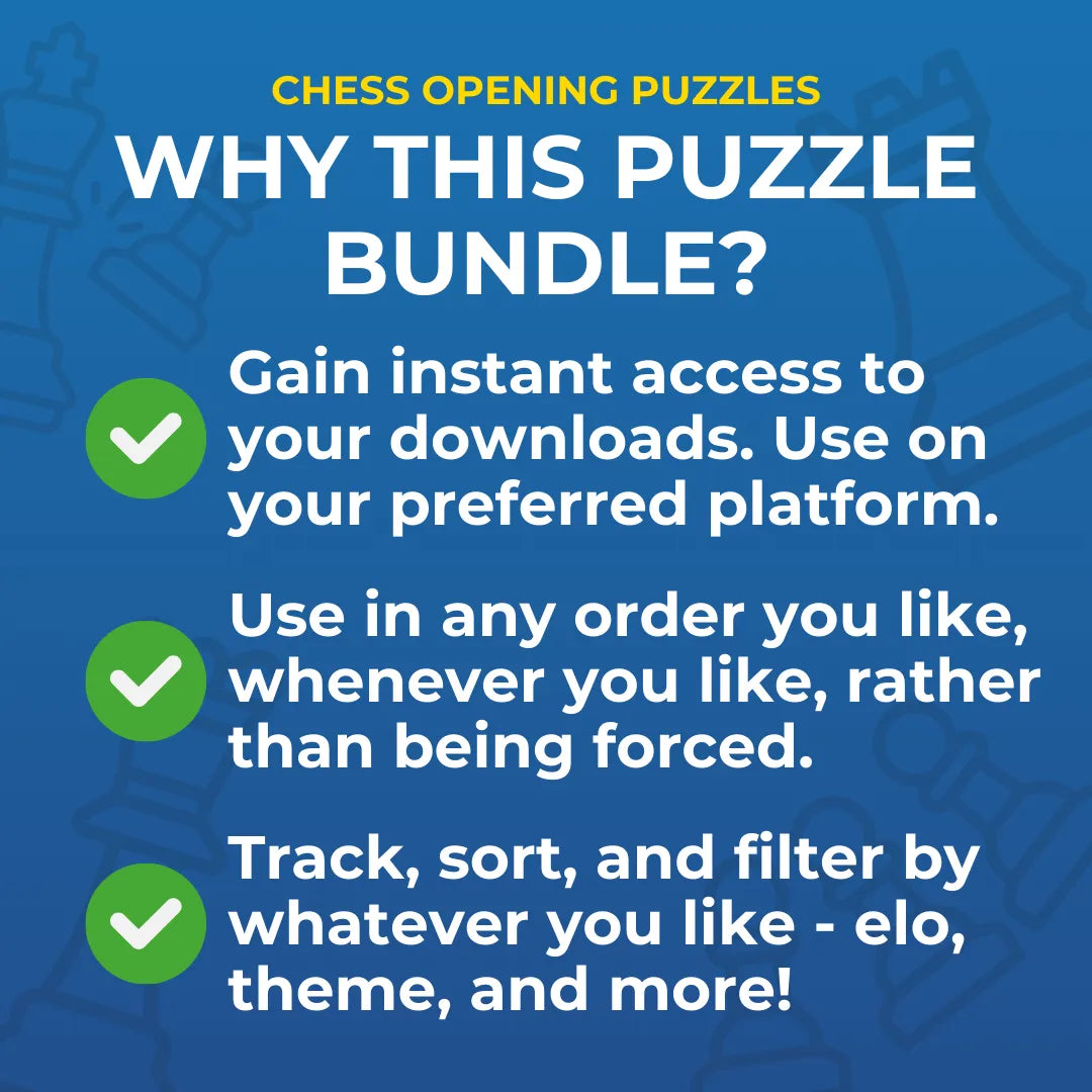 1.5 Million+ Chess Openings Puzzles Pack