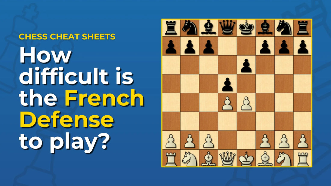 How-Difficult-Is-The-French-Defense-Chess-Opening-To-Play Chess Cheat Sheets