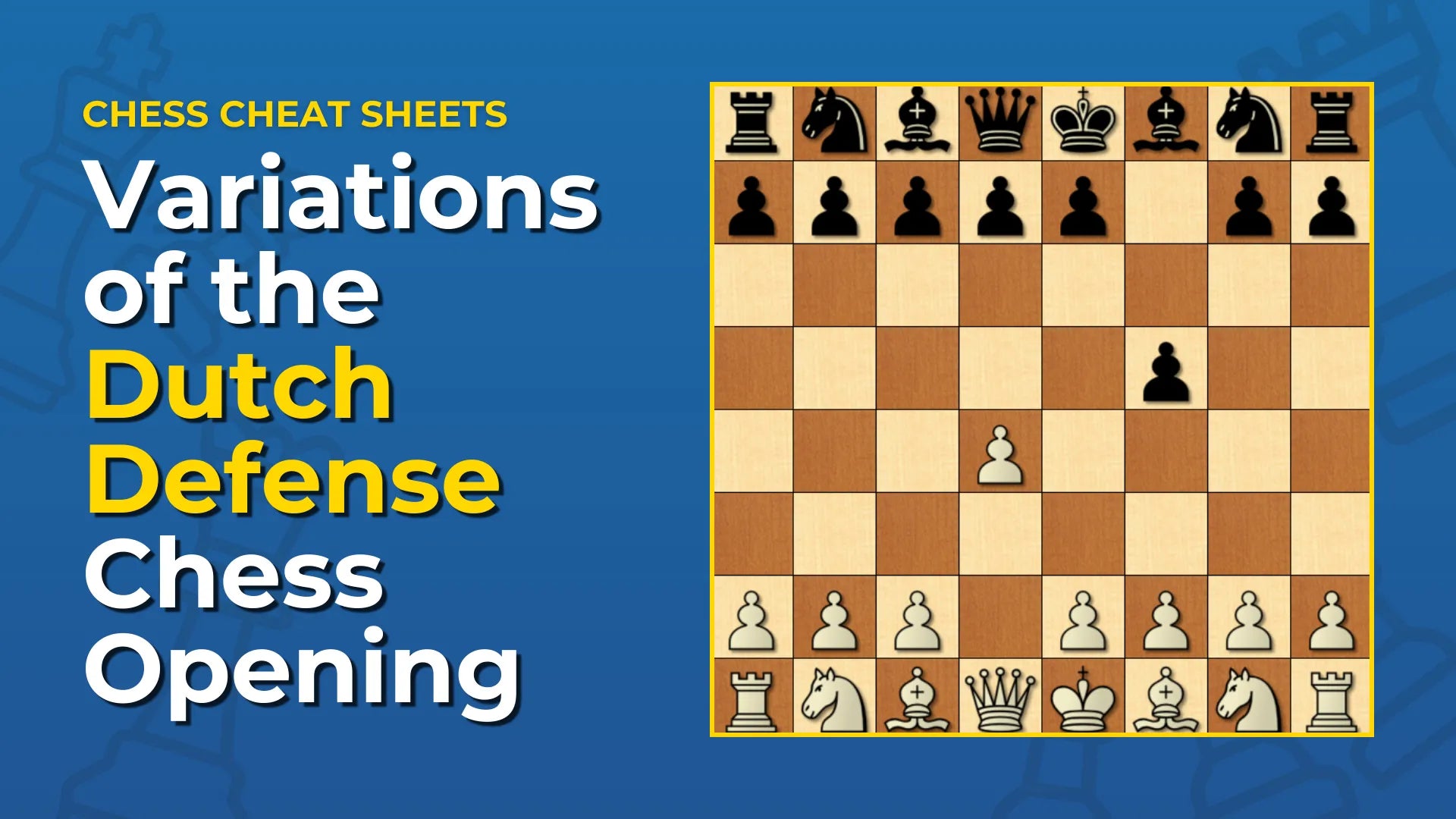 What Are The Variations Of The Dutch Defense Chess Opening? – Chess ...