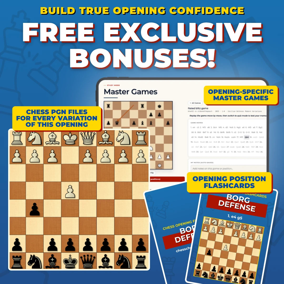 Borg Defense Free Bonuses - Master Games, Flashcards, and PGNs