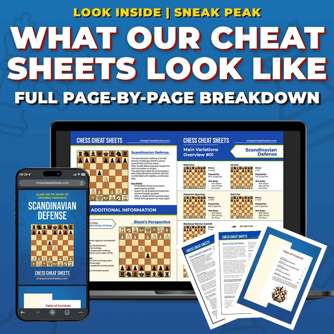 The Full Chess Opening Cheat Sheets Bundle