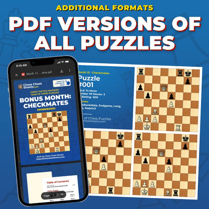 Checkmates Tactics Mastery: The 30-Day Training System For Chess Improvement (Chess Tactics Mastery)