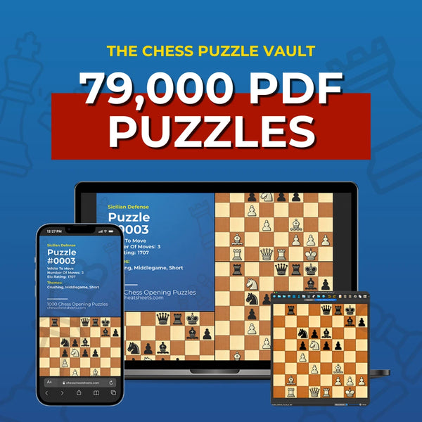1.5 Million+ Chess Openings Puzzles Pack (Includes 79,000 as PDFs!)