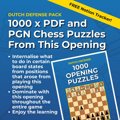 Dutch Defense - Complete Chess Opening Toolkit | Opening Guides and Puzzles