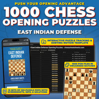 1000 East Indian Defense Puzzles - Visual PDF Chess Opening Puzzles For The East Indian Defense