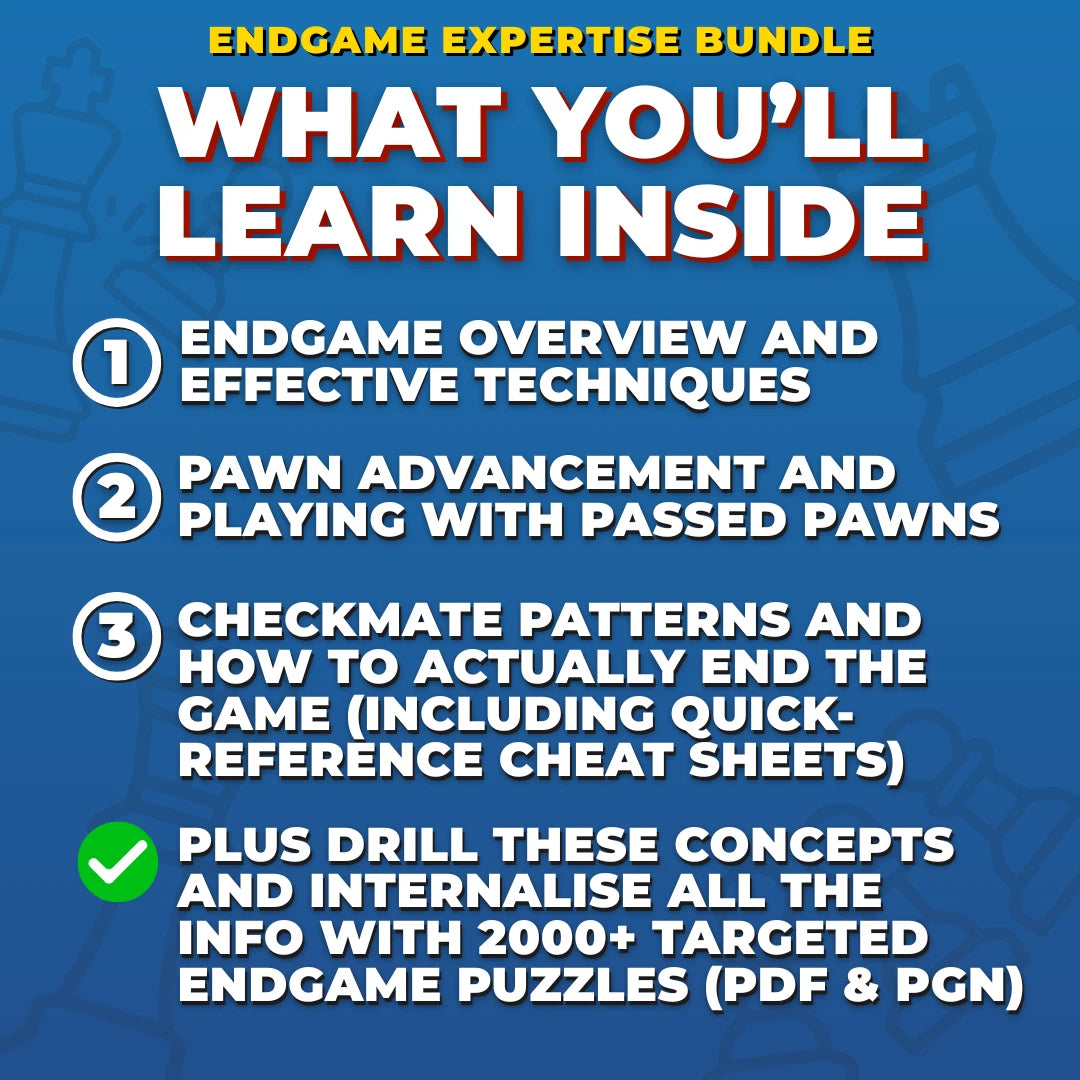 Endgame Expertise Collection - Cheat Sheets, Resources, and Endgame Puzzles