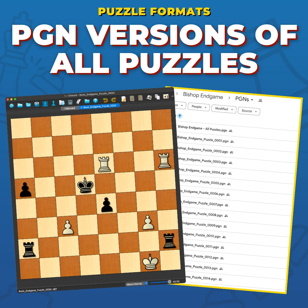 Endgame Expertise Collection - Cheat Sheets, Resources, and Endgame Puzzles