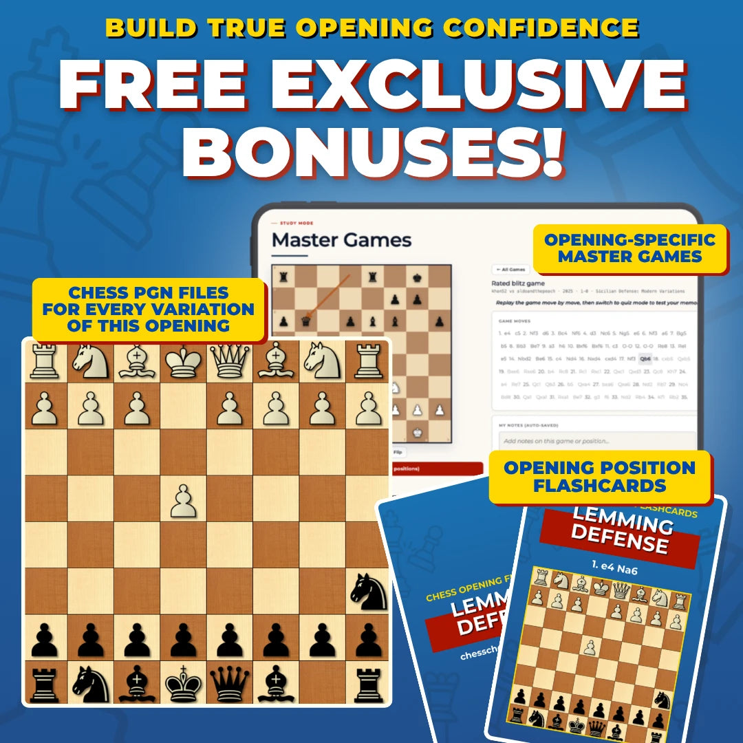 Lemming Defense Free Bonuses - Master Games, Flashcards, and PGNs