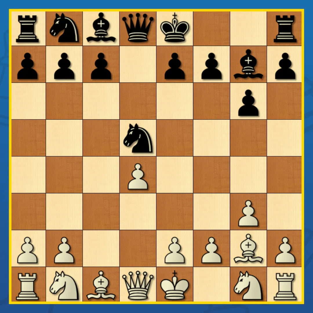 Neo-Grünfeld Defense: Exchange Variation - Chess Opening Cheat Sheet | Interactive And Printable Chess Opening Guide Chess Cheat Sheets