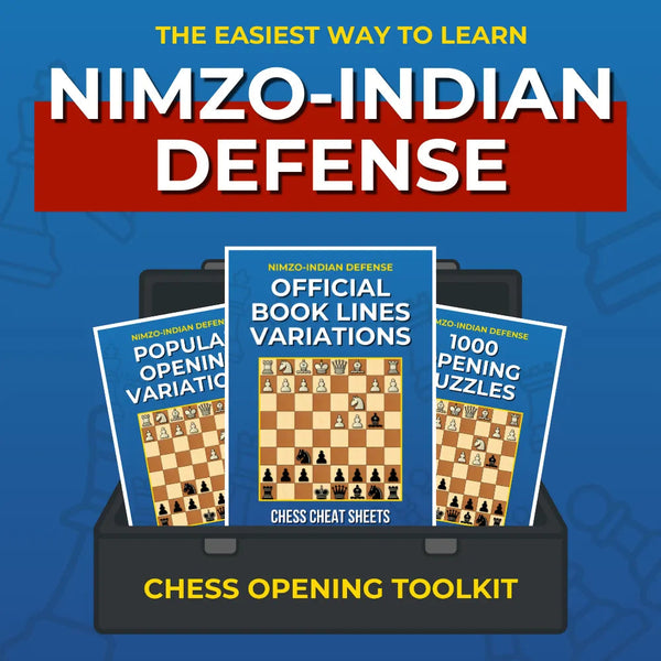 Nimzo-Indian Defense - Complete Chess Opening Toolkit | Opening Guides and Puzzles Chess Cheat Sheets