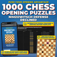 1000 Nimzowitsch Defense Declined Puzzles - Visual PDF Chess Opening Puzzles For The Nimzowitsch Defense Declined