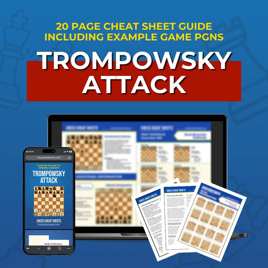 Trompowsky Attack - Chess Opening Cheat Sheet | Interactive And Printable Chess Opening Guide
