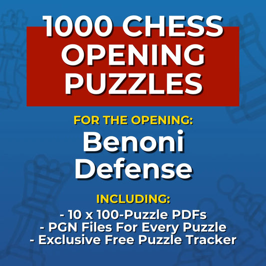 1000 Benoni Defense Chess Opening Puzzles
