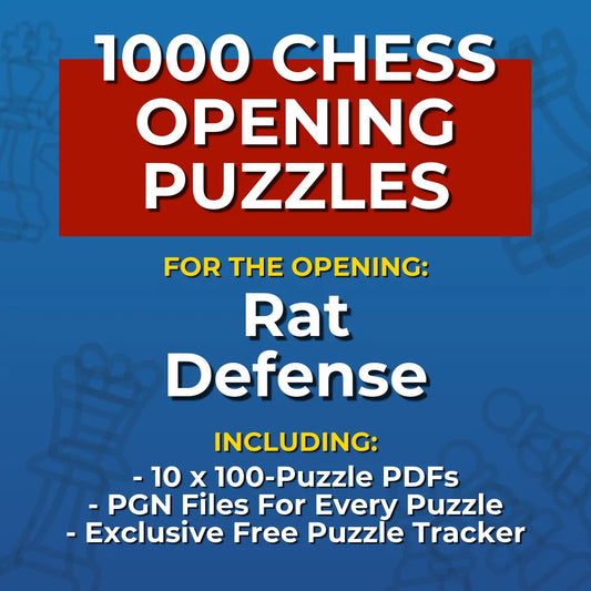 1000 Rat Defense Chess Opening Puzzles