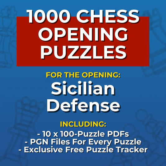 1000 Sicilian Defense Chess Opening Puzzles