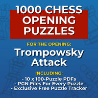 1000 Trompowsky Attack Puzzles - Visual PDF Chess Opening Puzzles For The Trompowsky Attack Chess Cheat Sheets