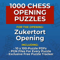 1000 Zukertort Opening Puzzles - Visual PDF Chess Opening Puzzles For The Zukertort Opening Chess Cheat Sheets