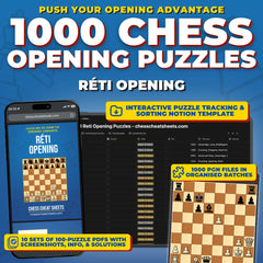 1000 Réti Opening Chess Puzzles