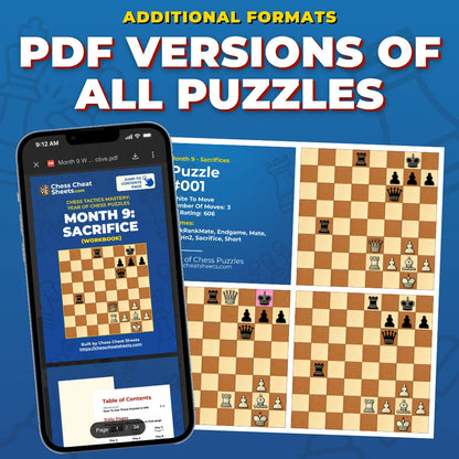 Sacrifice Tactics Mastery: The 30-Day Training System For Chess Improvement (Chess Tactics Mastery)