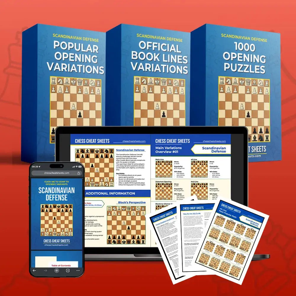 Beat e4 Players Before They Even Settle In - Master the Scandinavian Defence in Minutes