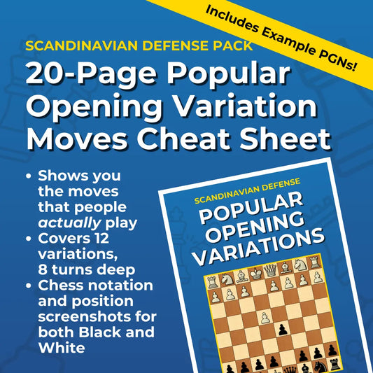 Scandinavian Defense - Complete Chess Opening Toolkit | Opening Guides and Puzzles