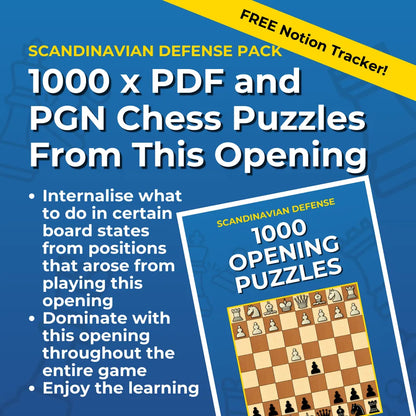 Scandinavian Defense - Complete Chess Opening Toolkit | Opening Guides and Puzzles