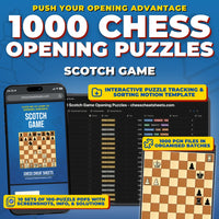 1000 Scotch Game Puzzles - Visual PDF Chess Opening Puzzles For The Scotch Game