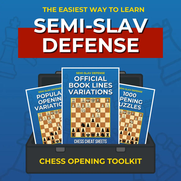 Semi-Slav Defense - Complete Chess Opening Toolkit | Opening Guides and Puzzles Chess Cheat Sheets