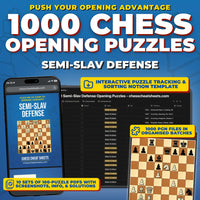 1000 Semi-Slav Defense Puzzles - Visual PDF Chess Opening Puzzles For The Semi-Slav Defense