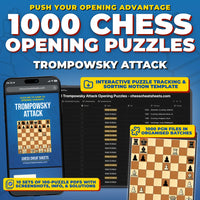 1000 Trompowsky Attack Puzzles - Visual PDF Chess Opening Puzzles For The Trompowsky Attack