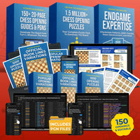 The Ultimate Chess Mastery Bundle - All Opening Cheat Sheets, Puzzles, Endgame Guides, and Bonuses! Chess Cheat Sheets